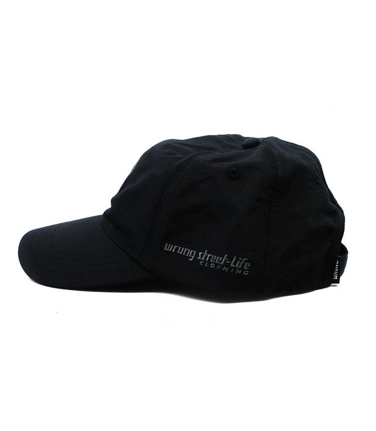 Wrung Cappuccio nero con logo nero 90